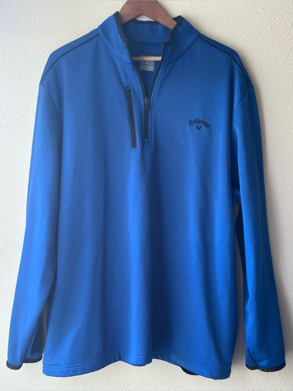 Callaway Men's Quarter-Zip Performance Sweater - Blue